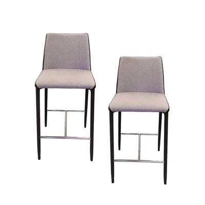 Sunpan 2 Piece Gray Chair Set