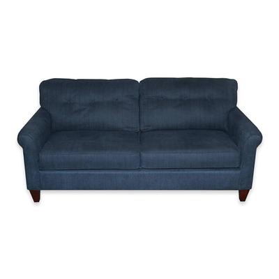 La-Z-Boy Blue Rolled Arm Sofa