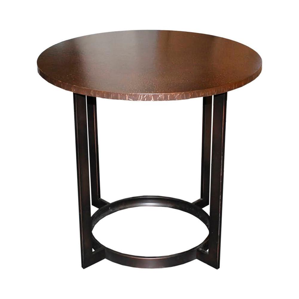  Hammary Copper Top Occasional Table
