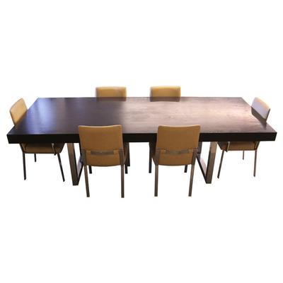 7 Piece Custom Dining Table and Chairs Set