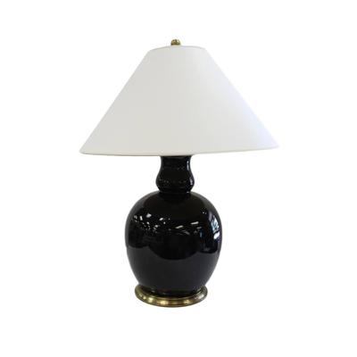 Ralph Lauren Black Glazed Table Lamp