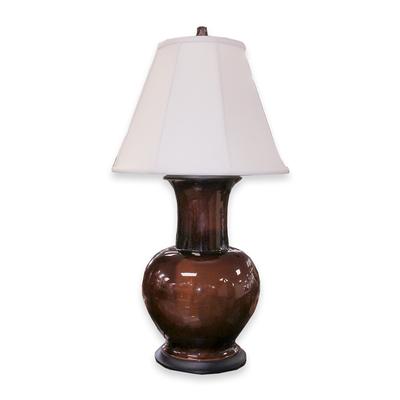 Cinnabar Ceramic Lamp 