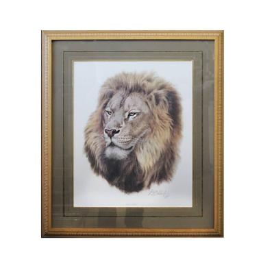 Lion Head by Guy Coheleach