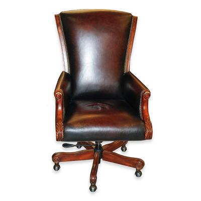 Hooker Seven Seas Leather Office Chair