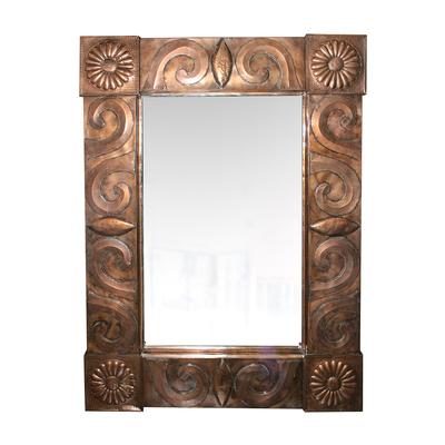 Copper Frame Mirror