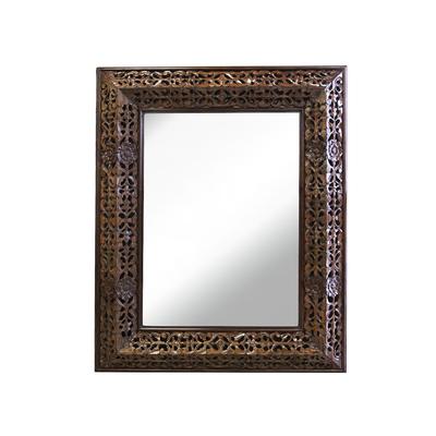 Kreiss Carved Beveled Mirror 