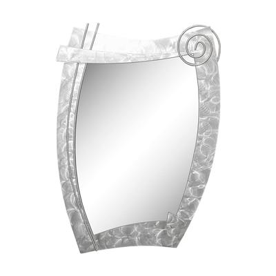  Buffered Silver Modern Mirror