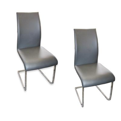 Copenhagen Set of 2 Grey Epifania Dining Chairs 