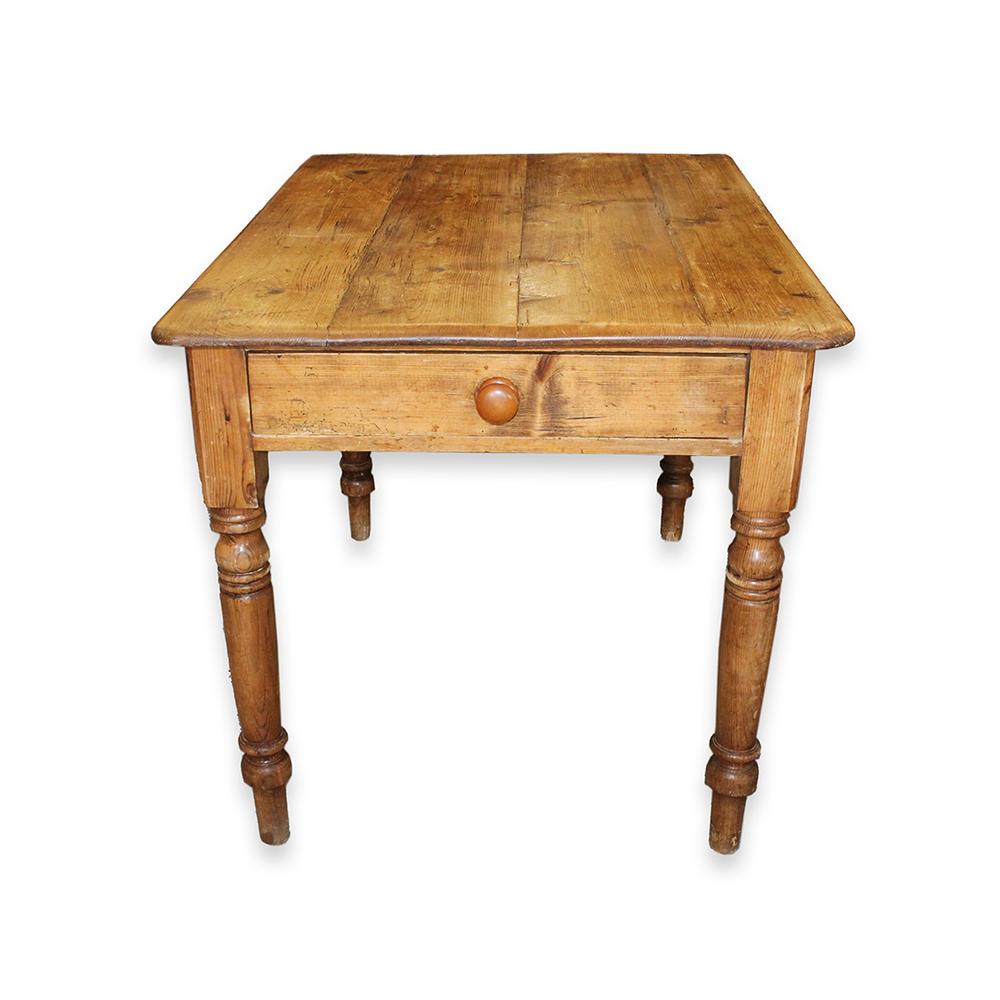  One Drawer Antique Wood Table