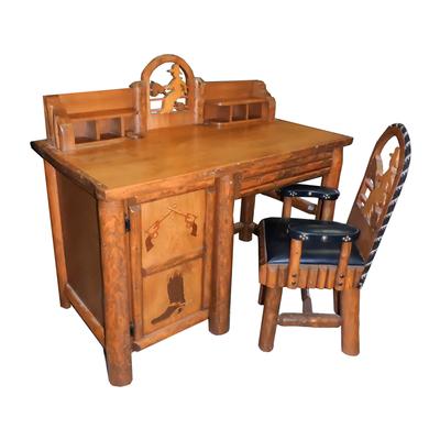 Child's Southwest Desk and Chair 