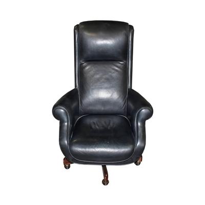 Hancock & Moore Black Leather Office Chair