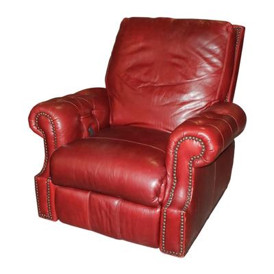  Red Leather Recliner