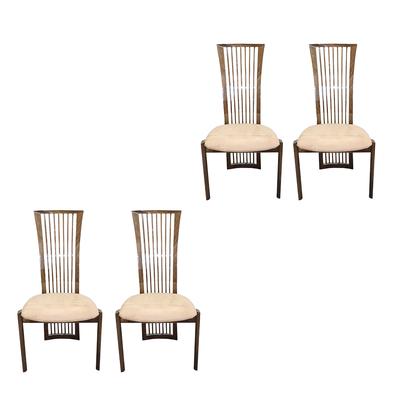 4 Lacquer Dining Chairs