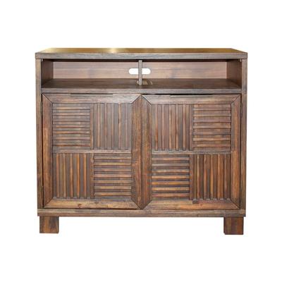 Wood Shutter Style Cabinet