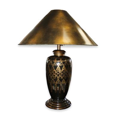 Bronze Leeazanne Mcm Ceramic Table Lamp 
