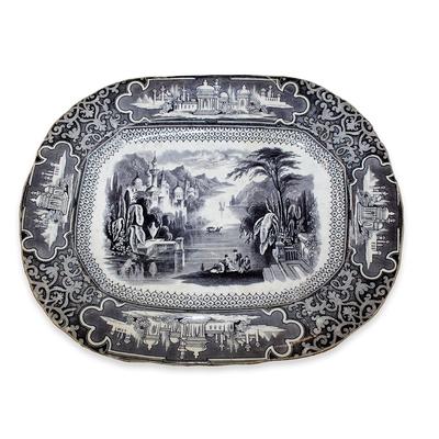 Antique Staffordshire Platter 