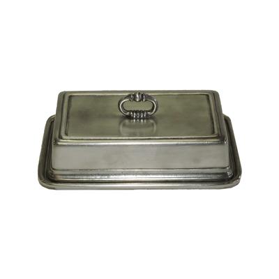 Match Italian Double Butter Dish with Cover 
