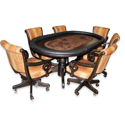 7 Piece Game Table and Chairs 