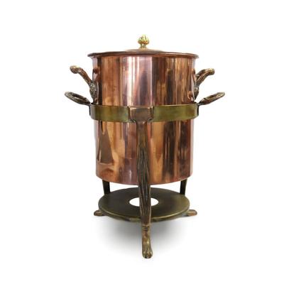 Large Gallon Copper Pot with Lid 