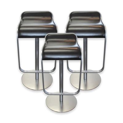 Set of 3 Lapalma Adjustable Steel Barstool