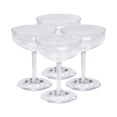 Set of 4 Baccarat Champagne Coupes