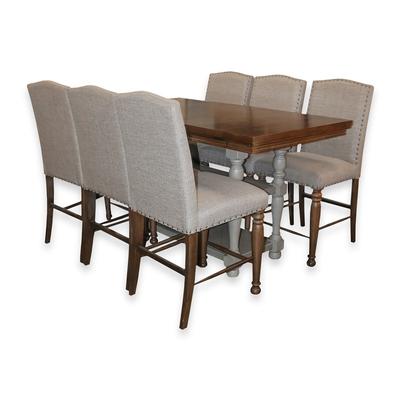 Ashley 7 Piece Lettner Counter Table Set