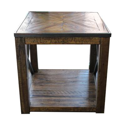 Industrial End Table 