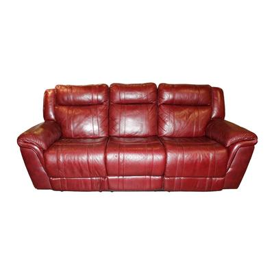 Merlot Power Leather Sofa