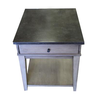 Hammary Cement End Table