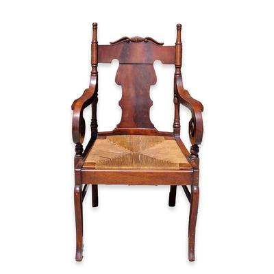 Antique Wood Arm Chair