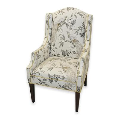 Thomasville Wingback Club Chair with Birds