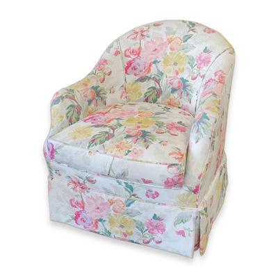 Charles Stewart Floral Pattern Chair