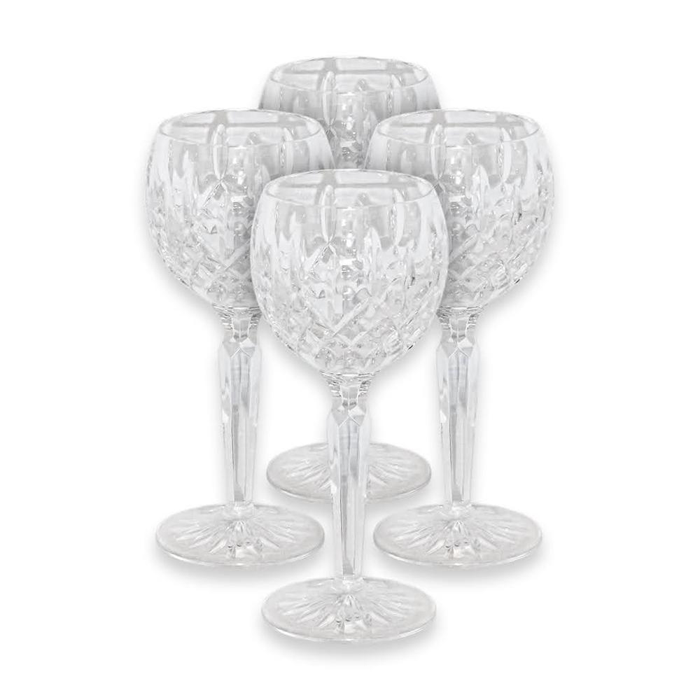  Set Of 4 Waterford Lismore Balloon Glasses