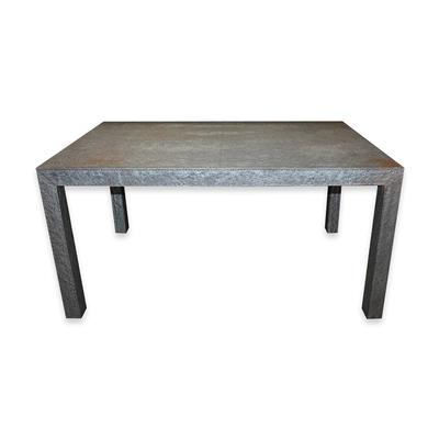 Wrapped Metal Hammered Dining Table