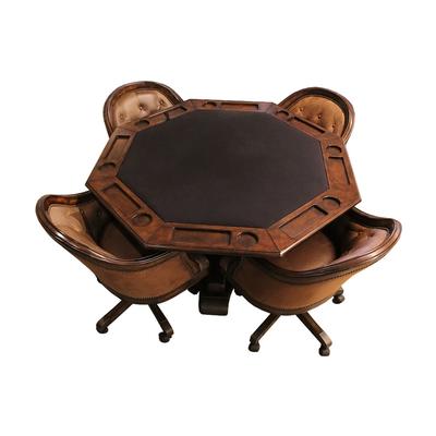 Frontgate Game Table with 4 Swivel Chairs