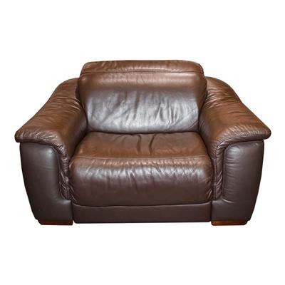 Natuzzi Brown Leather Recliner
