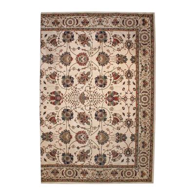 Oriental Weave Floral Traditional Rug