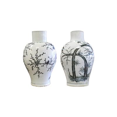 Pair of Yuan Dynasty Handmade Vases