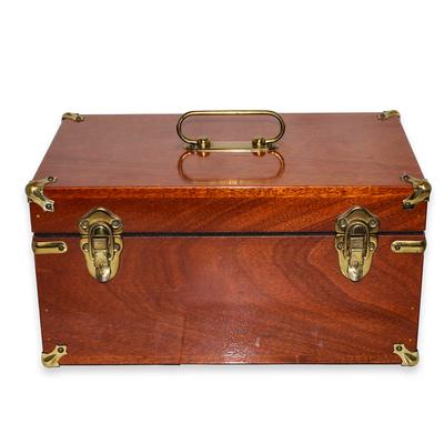 Abercrombie + Fitch Mahogany Vintage Tackle Box