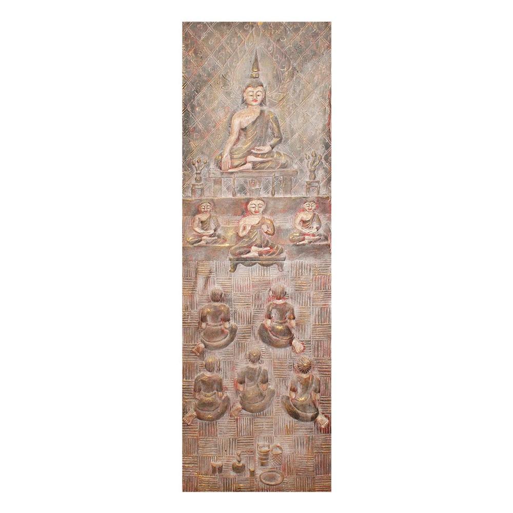  Wood Carved Asian Design Wall Art
