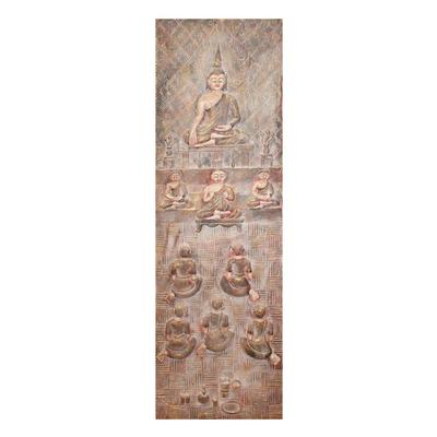 Wood Carved Asian Design Wall Art