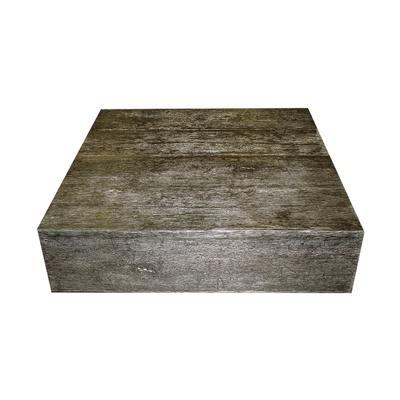 Z. Gallerie Rustic Wood Gray Wash Coffee Table