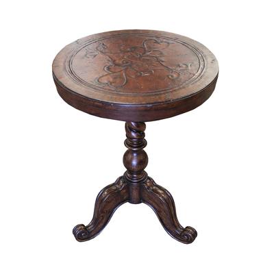 Chippendale Round End Table 