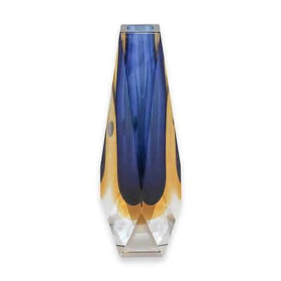 Murano Mandruzzato Sommerso Glass Vase