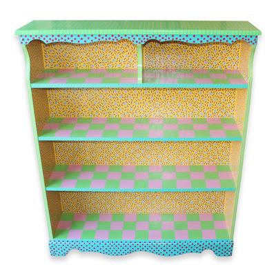 Whimsical Painted Bookcase