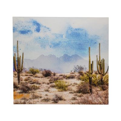 Digital Desert Landscape on Canvas