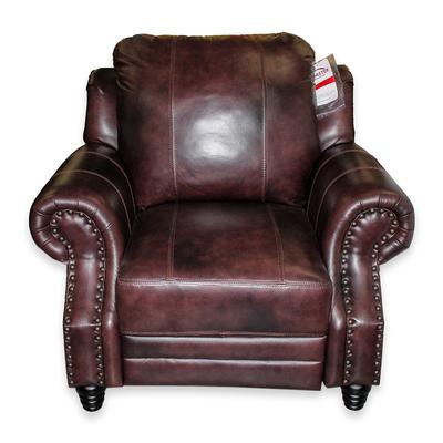 New Coaster Brown Leather Recliner