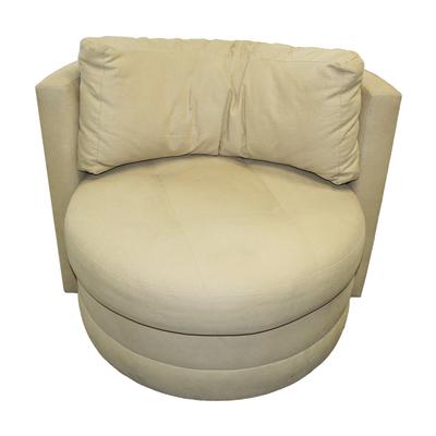 Kellex Corp. Swivel Cream Upholstered Chair