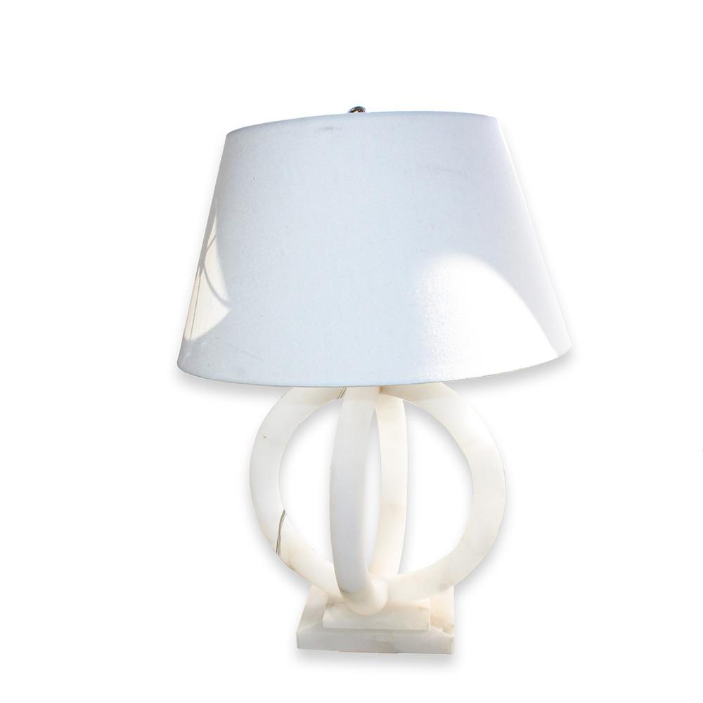  Round Alabaster Lamp