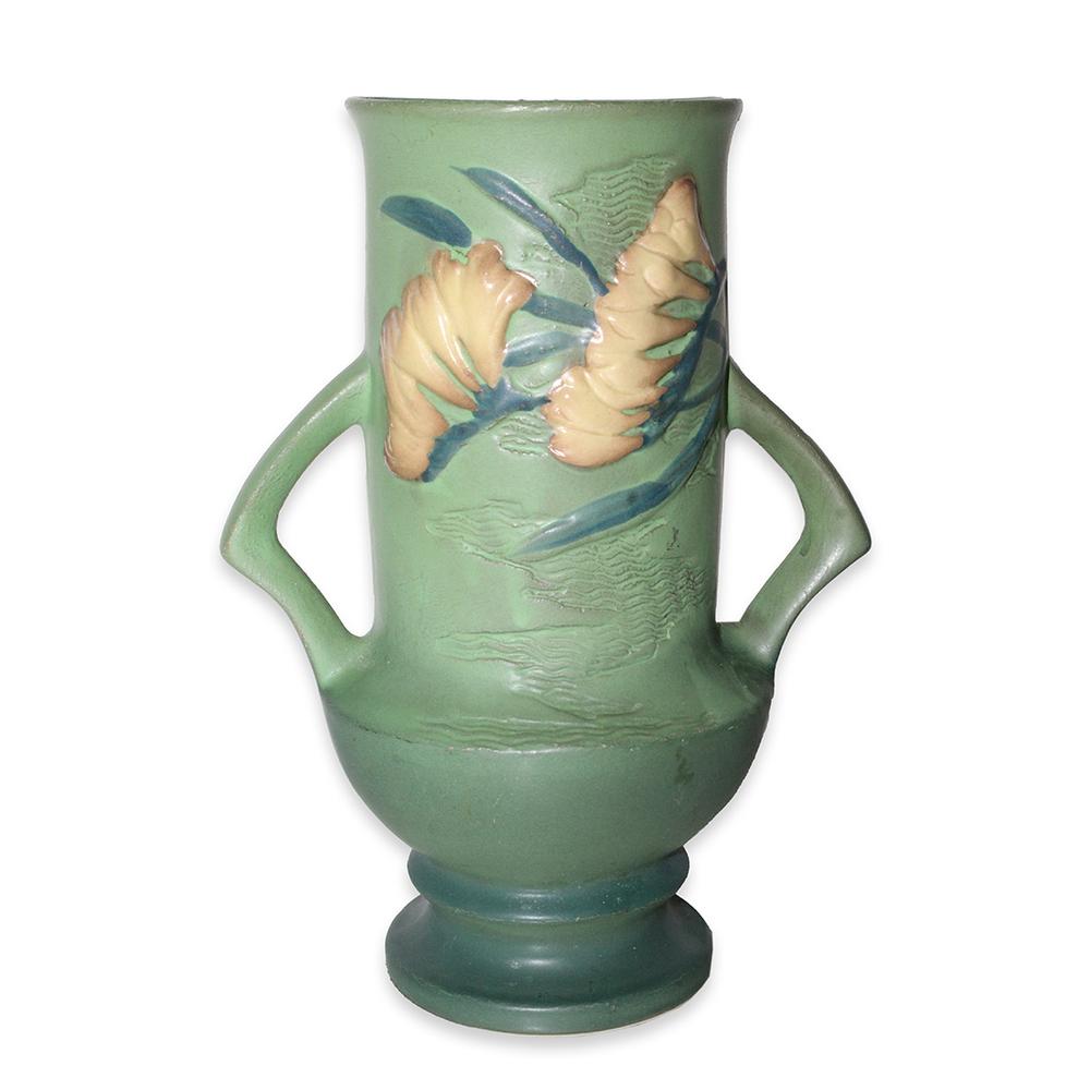  Green Roseville 123- 9 Freesia Vase